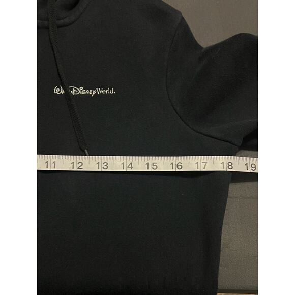 Walt Disney World Disney Parks Women's Black Castle Hat Epcot Hoodie Sweatshirt - Picture 5 of 6